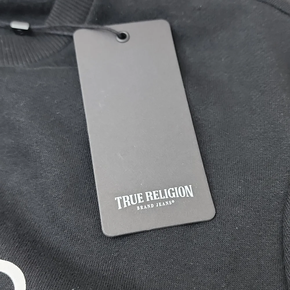 TRUE RELIGION BLACK SWEATSHIRT UNISEX
